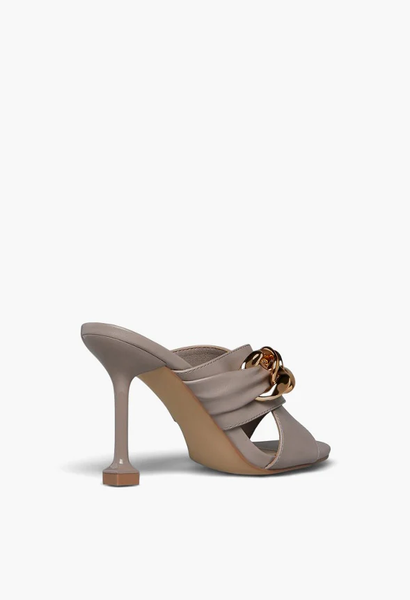 Zena Mule Heeled Sandal - Image 4