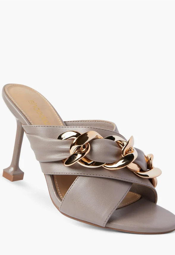 Zena Mule Heeled Sandal - Image 5