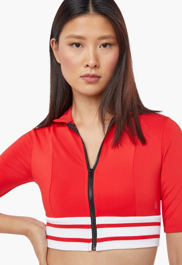 Zip Up Active Top - Image 4