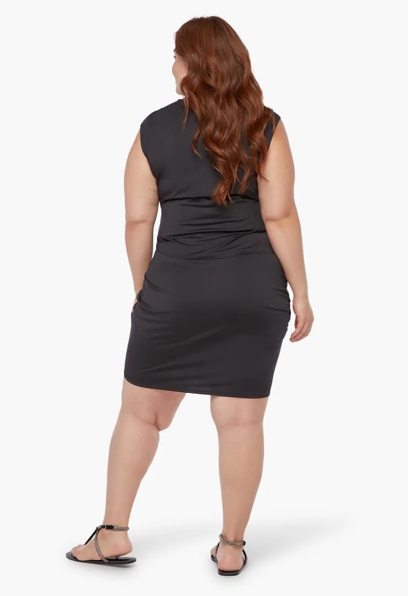 Zipper Slit Dress - Image 2